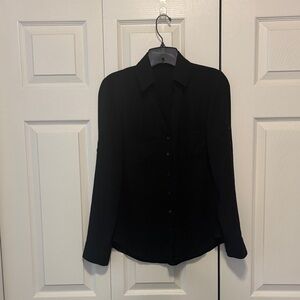 Express Black Button Down Shirt for Women